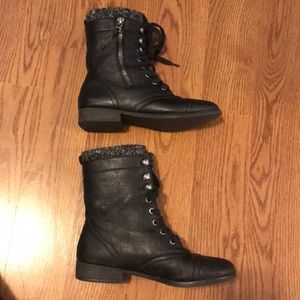 Madden girl Alibi lace sweater Booties